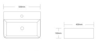 Раковина Cerutti SPA CR0094 52см белый